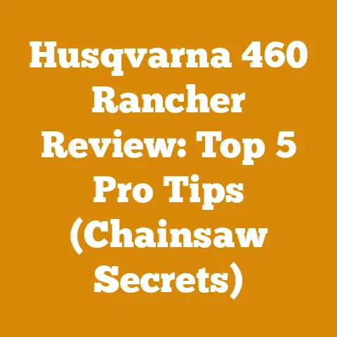 Husqvarna 460 Rancher Review: Top 5 Pro Tips (Chainsaw Secrets)