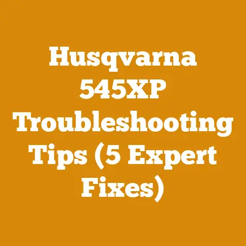 Husqvarna 545XP Troubleshooting Tips (5 Expert Fixes)