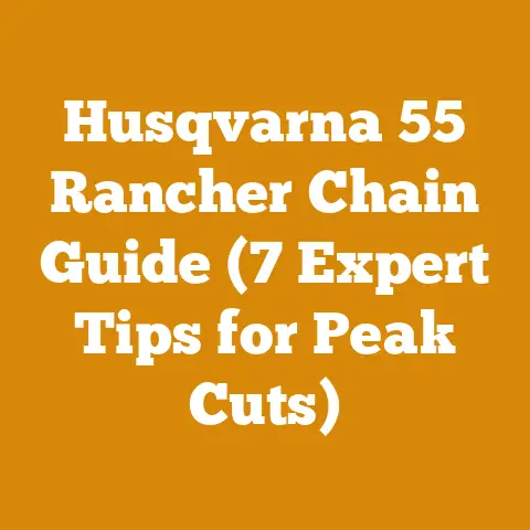 Husqvarna 55 Rancher Chain Guide (7 Expert Tips for Peak Cuts)