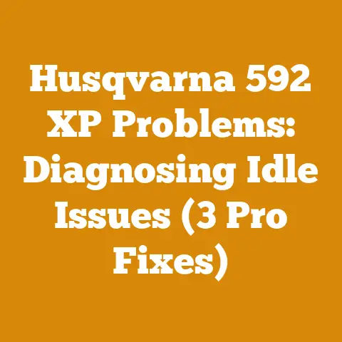 Husqvarna 592 XP Problems: Diagnosing Idle Issues (3 Pro Fixes)