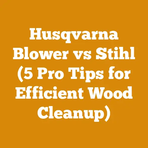 Husqvarna Blower vs Stihl (5 Pro Tips for Efficient Wood Cleanup)