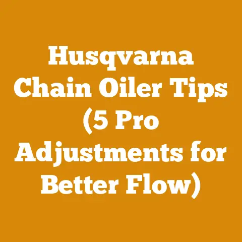 Husqvarna Chain Oiler Tips (5 Pro Adjustments for Better Flow)