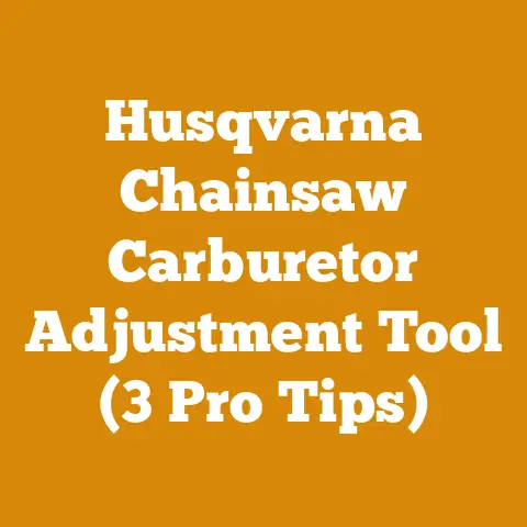 Husqvarna Chainsaw Carburetor Adjustment Tool (3 Pro Tips)