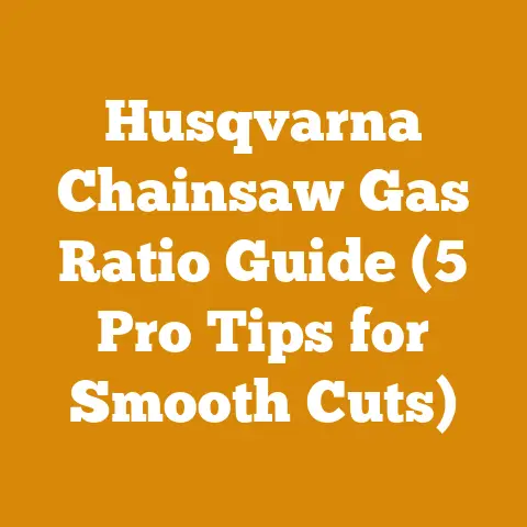Husqvarna Chainsaw Gas Ratio Guide (5 Pro Tips for Smooth Cuts)
