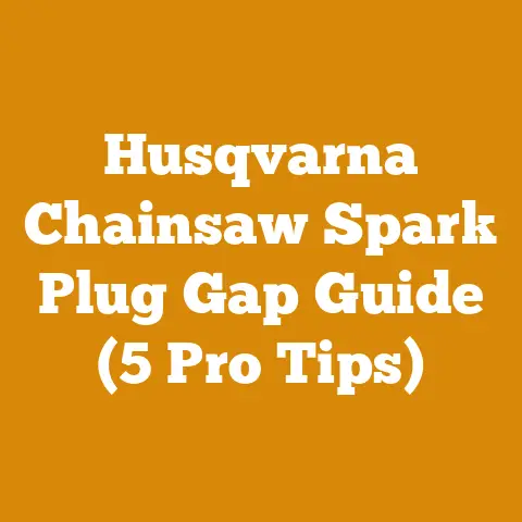 Husqvarna Chainsaw Spark Plug Gap Guide (5 Pro Tips)