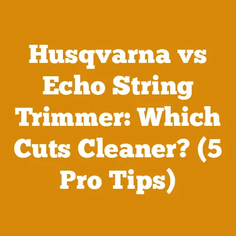Husqvarna vs Echo String Trimmer: Which Cuts Cleaner? (5 Pro Tips)