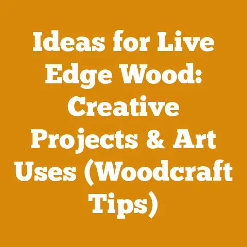 Ideas for Live Edge Wood: Creative Projects & Art Uses (Woodcraft Tips)