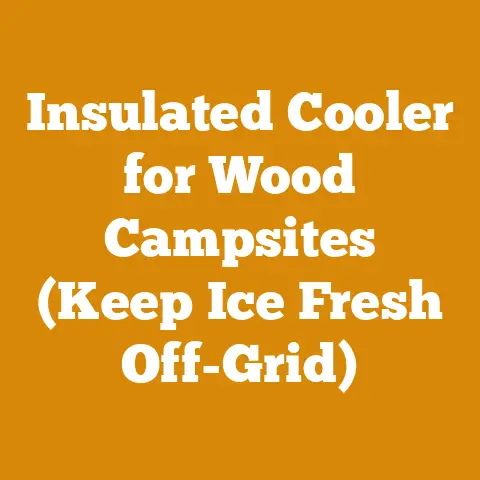 Insulated Cooler for Wood Campsites (Keep Ice Fresh Off-Grid)