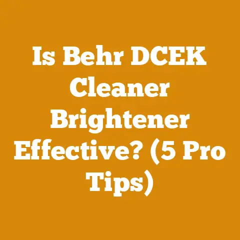 Is Behr DCEK Cleaner Brightener Effective? (5 Pro Tips)