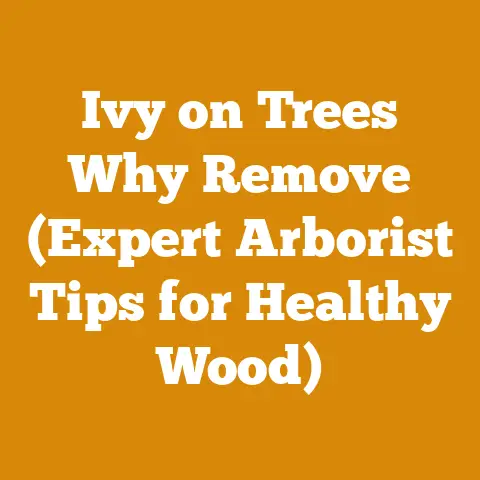 Ivy on Trees Why Remove (Expert Arborist Tips for Healthy Wood)