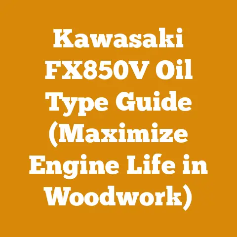 Kawasaki FX850V Oil Type Guide (Maximize Engine Life in Woodwork)
