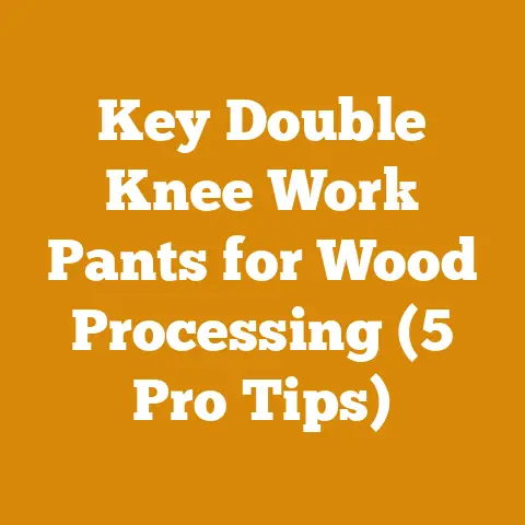 Key Double Knee Work Pants for Wood Processing (5 Pro Tips)