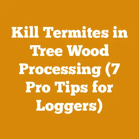 Kill Termites in Tree Wood Processing (7 Pro Tips for Loggers)