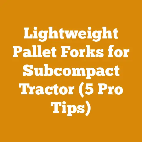 Lightweight Pallet Forks for Subcompact Tractor (5 Pro Tips)