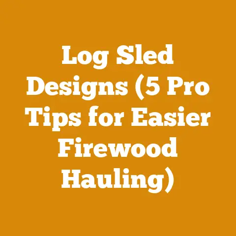 Log Sled Designs (5 Pro Tips for Easier Firewood Hauling)