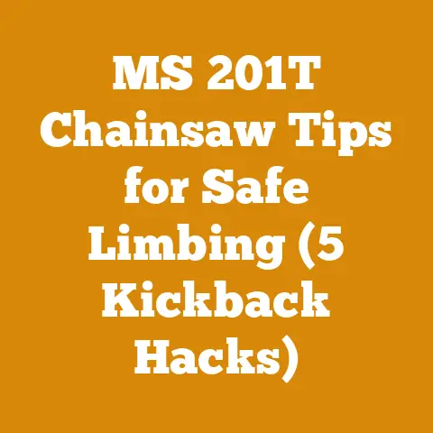 MS 201T Chainsaw Tips for Safe Limbing (5 Kickback Hacks)