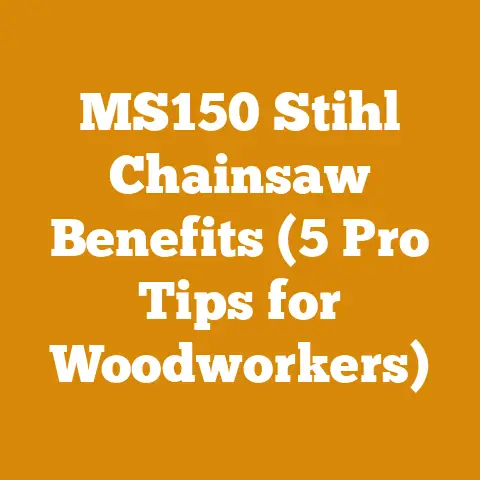 MS150 Stihl Chainsaw Benefits (5 Pro Tips for Woodworkers)