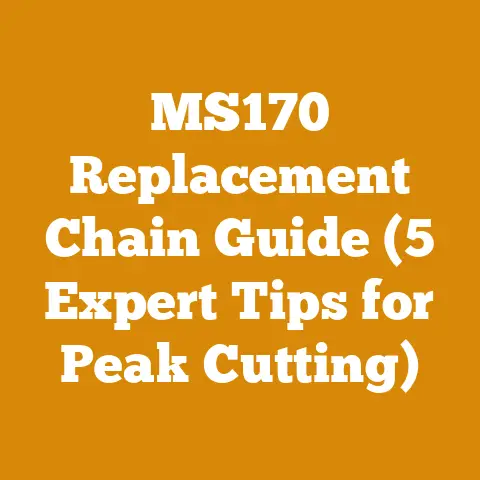 MS170 Replacement Chain Guide (5 Expert Tips for Peak Cutting)