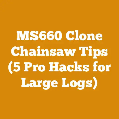 MS660 Clone Chainsaw Tips (5 Pro Hacks for Large Logs)
