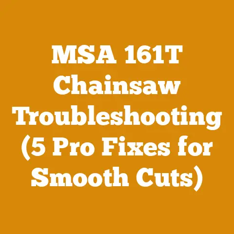 MSA 161T Chainsaw Troubleshooting (5 Pro Fixes for Smooth Cuts)