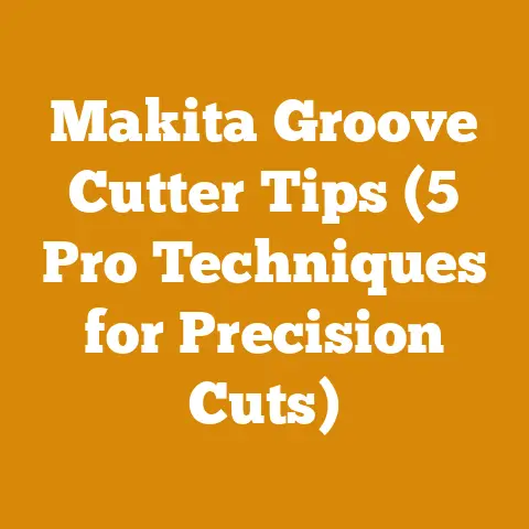 Makita Groove Cutter Tips (5 Pro Techniques for Precision Cuts)