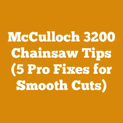 McCulloch 3200 Chainsaw Tips (5 Pro Fixes for Smooth Cuts)