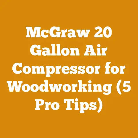 McGraw 20 Gallon Air Compressor for Woodworking (5 Pro Tips)