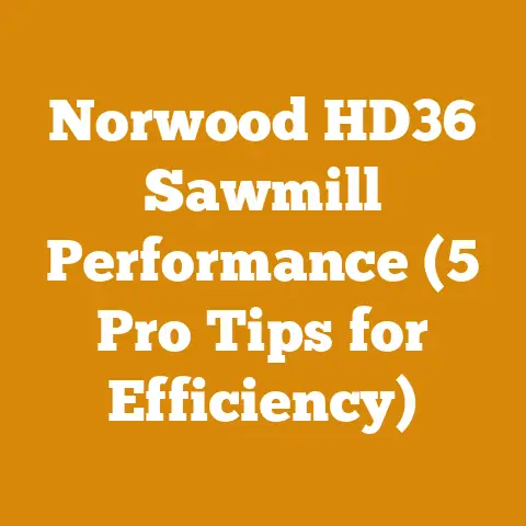 Norwood HD36 Sawmill Performance (5 Pro Tips for Efficiency)