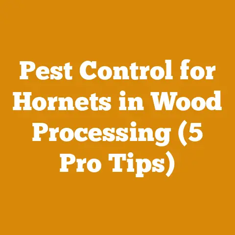 Pest Control for Hornets in Wood Processing (5 Pro Tips)