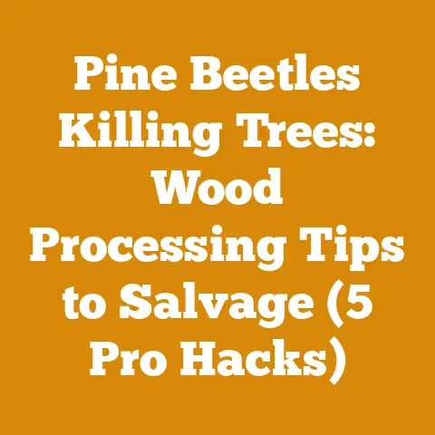 Pine Beetles Killing Trees: Wood Processing Tips to Salvage (5 Pro Hacks)