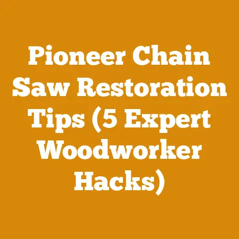 Pioneer Chain Saw Restoration Tips (5 Expert Woodworker Hacks)
