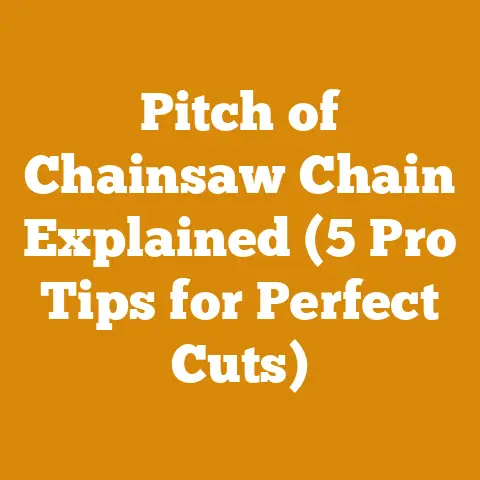 Pitch of Chainsaw Chain Explained (5 Pro Tips for Perfect Cuts)