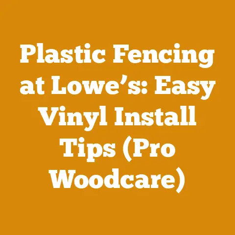 Plastic Fencing at Lowe’s: Easy Vinyl Install Tips (Pro Woodcare)