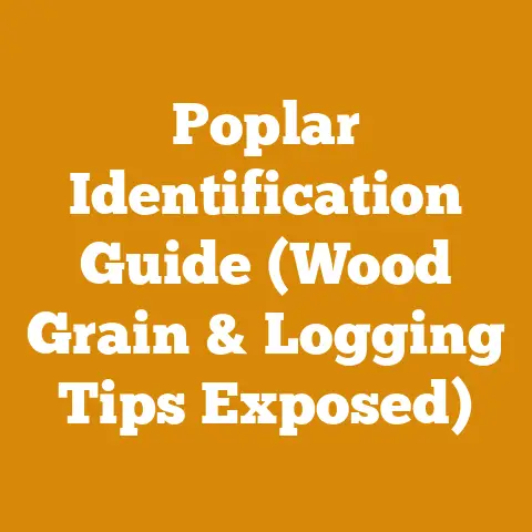 Poplar Identification Guide (Wood Grain & Logging Tips Exposed)