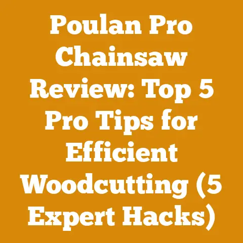 Poulan Pro Chainsaw Review: Top 5 Pro Tips for Efficient Woodcutting (5 Expert Hacks)