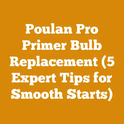 Poulan Pro Primer Bulb Replacement (5 Expert Tips for Smooth Starts)