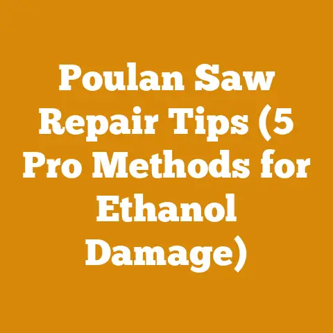 Poulan Saw Repair Tips (5 Pro Methods for Ethanol Damage)