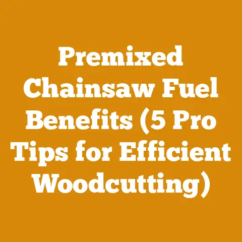 Premixed Chainsaw Fuel Benefits (5 Pro Tips for Efficient Woodcutting)