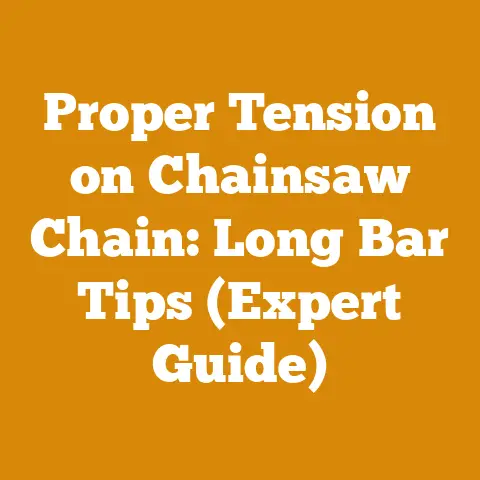Proper Tension on Chainsaw Chain: Long Bar Tips (Expert Guide)