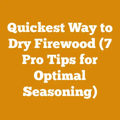 Quickest Way to Dry Firewood (7 Pro Tips for Optimal Seasoning)