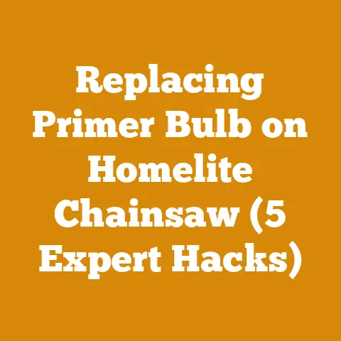 Replacing Primer Bulb on Homelite Chainsaw (5 Expert Hacks)