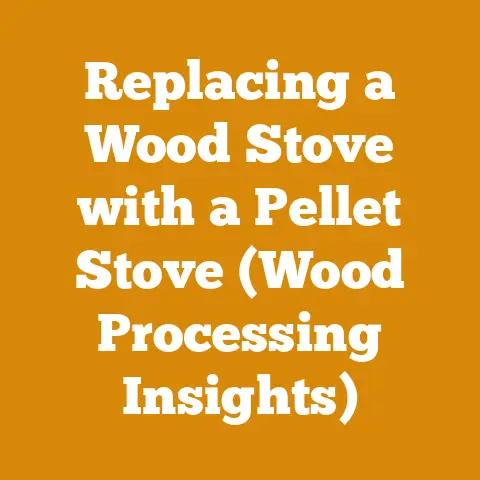 Replacing a Wood Stove with a Pellet Stove (Wood Processing Insights)