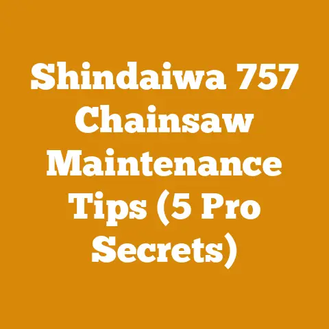 Shindaiwa 757 Chainsaw Maintenance Tips (5 Pro Secrets)
