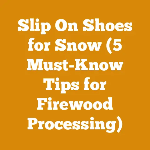 Slip On Shoes for Snow (5 Must-Know Tips for Firewood Processing)