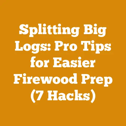 Splitting Big Logs: Pro Tips for Easier Firewood Prep (7 Hacks)