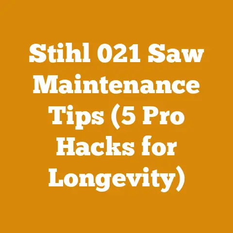 Stihl 021 Saw Maintenance Tips (5 Pro Hacks for Longevity)