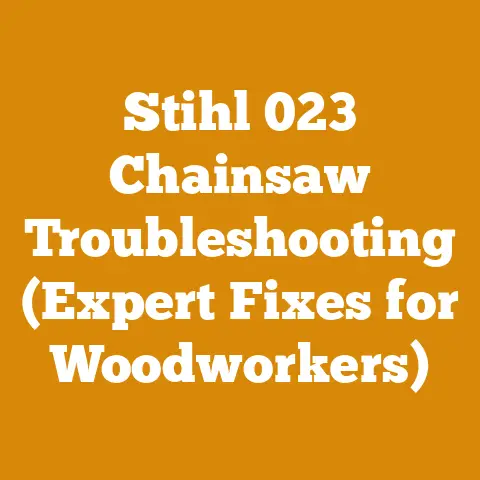 Stihl 023 Chainsaw Troubleshooting (Expert Fixes for Woodworkers)