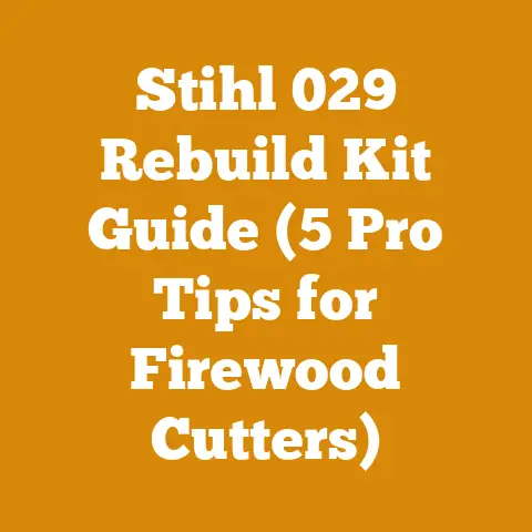 Stihl 029 Rebuild Kit Guide (5 Pro Tips for Firewood Cutters)