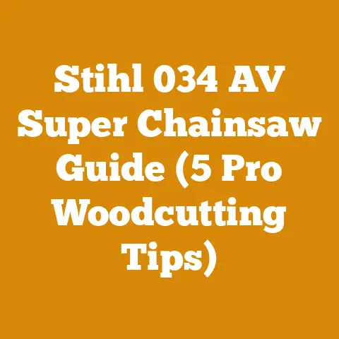 Stihl 034 AV Super Chainsaw Guide (5 Pro Woodcutting Tips)