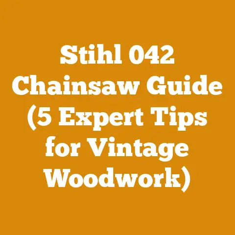 Stihl 042 Chainsaw Guide (5 Expert Tips for Vintage Woodwork)